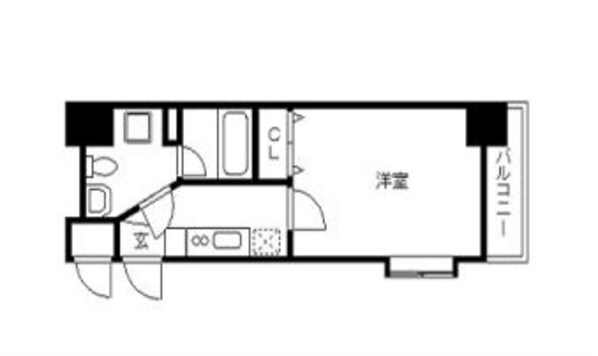 アクタス博多駅東の物件間取画像